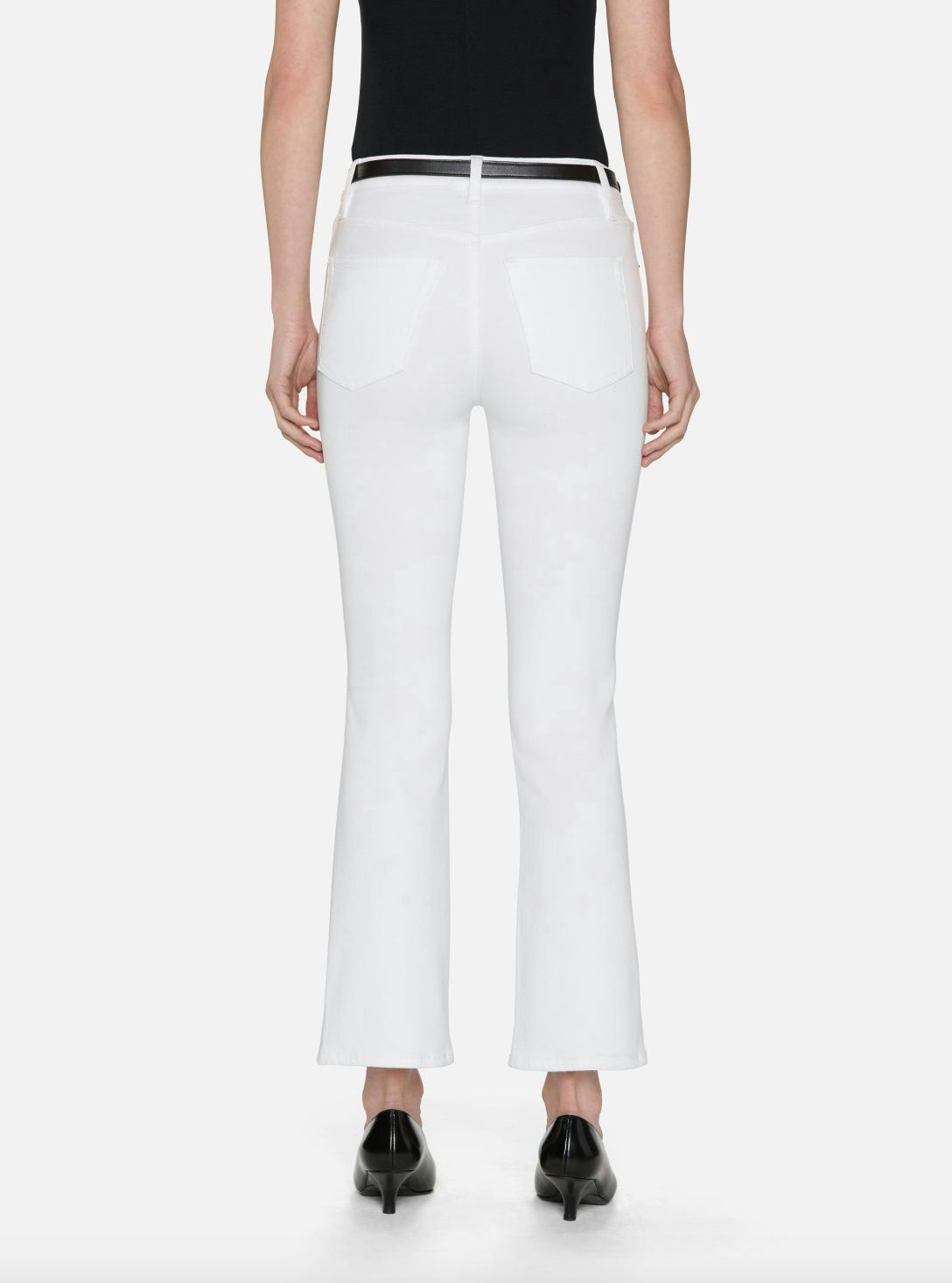 Frame The Reboot Crop Jean in White
