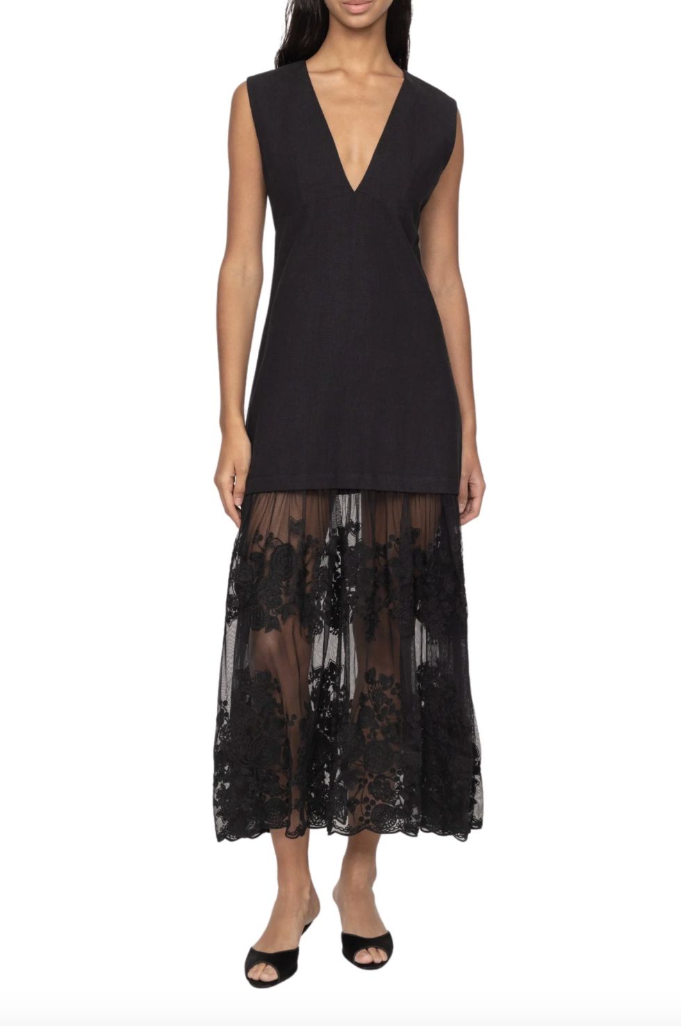 Sea-NY Arielle Lace Midi Dress