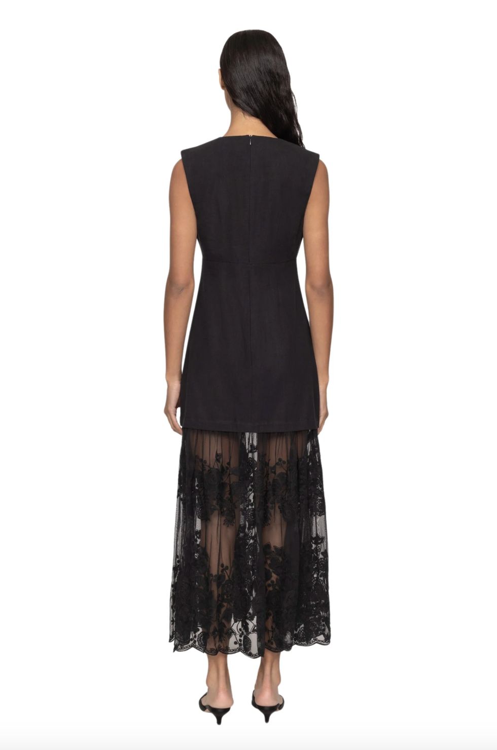 Sea-NY Arielle Lace Midi Dress