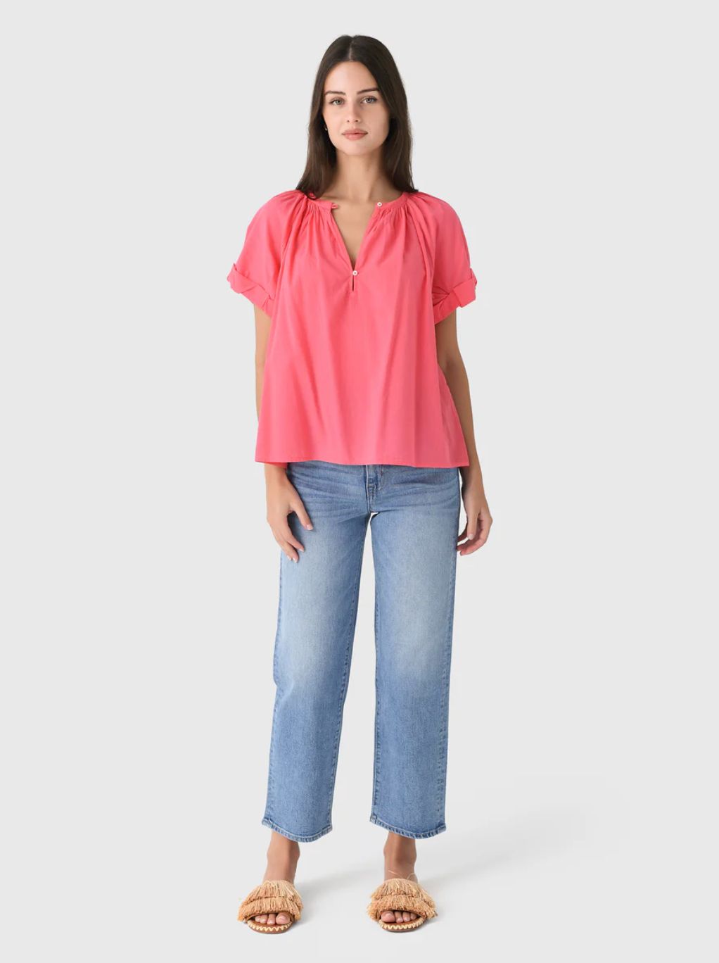 Xirena Calla Top in Strawberry