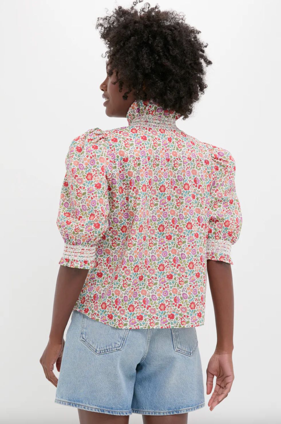 Love The Label Zuri Top in D'Anjo Liberty Print