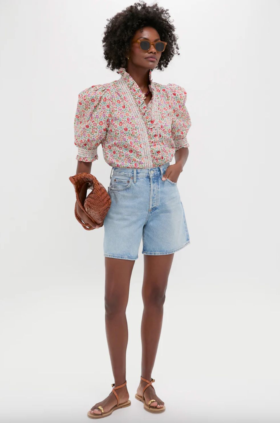 Love The Label Zuri Top in D'Anjo Liberty Print
