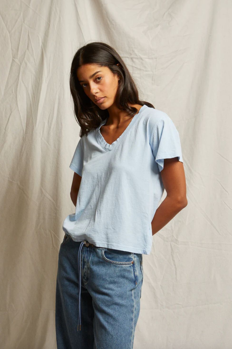 Perfect White Tee Hendrix Sky Blue Tee