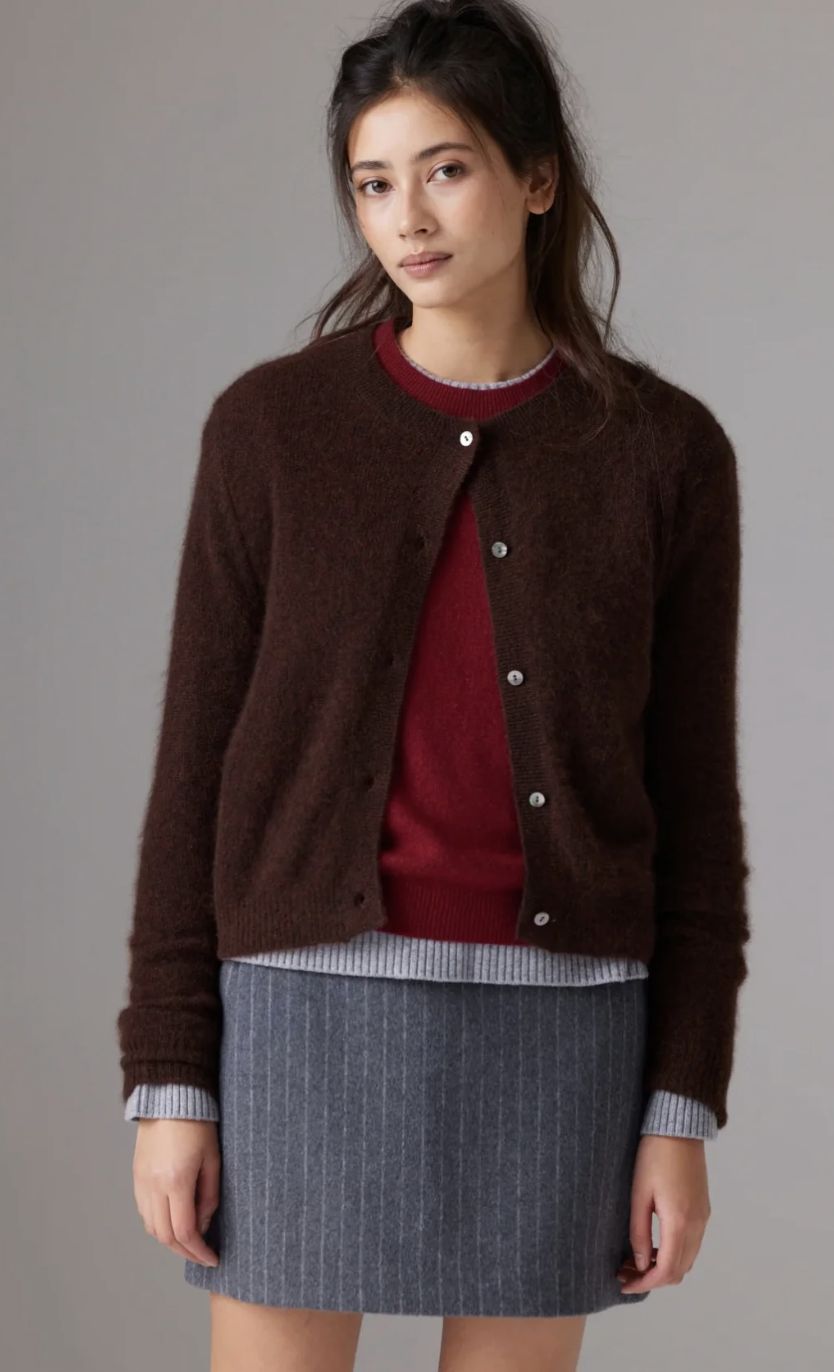 Colorush Amara Malou Cardigan in Americano