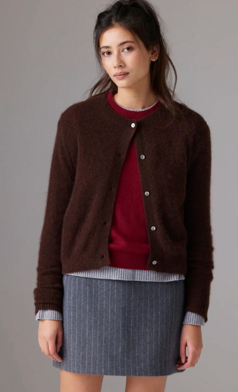 Colorush Amara Malou Cardigan in Americano