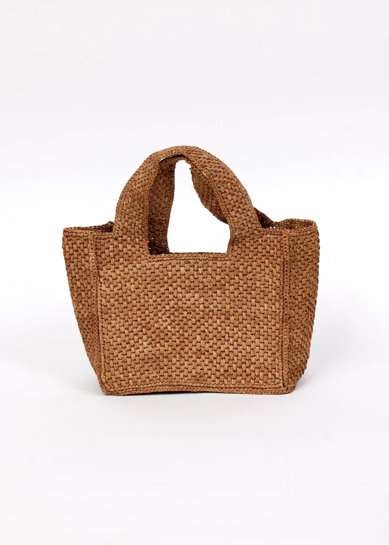 Hat Attack Mini Lulu Toast Bag, Color: Toast