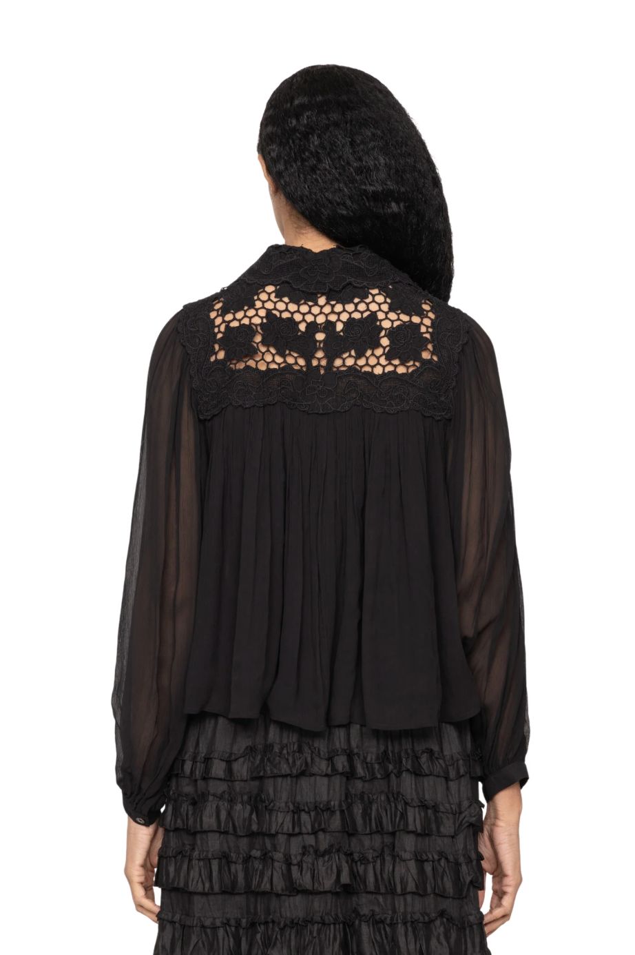Sea-NY Daphne Lace Blouse