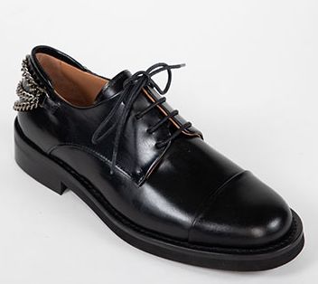 Homers Oxford With Chain Heel, Color: Black, Size: 36.5