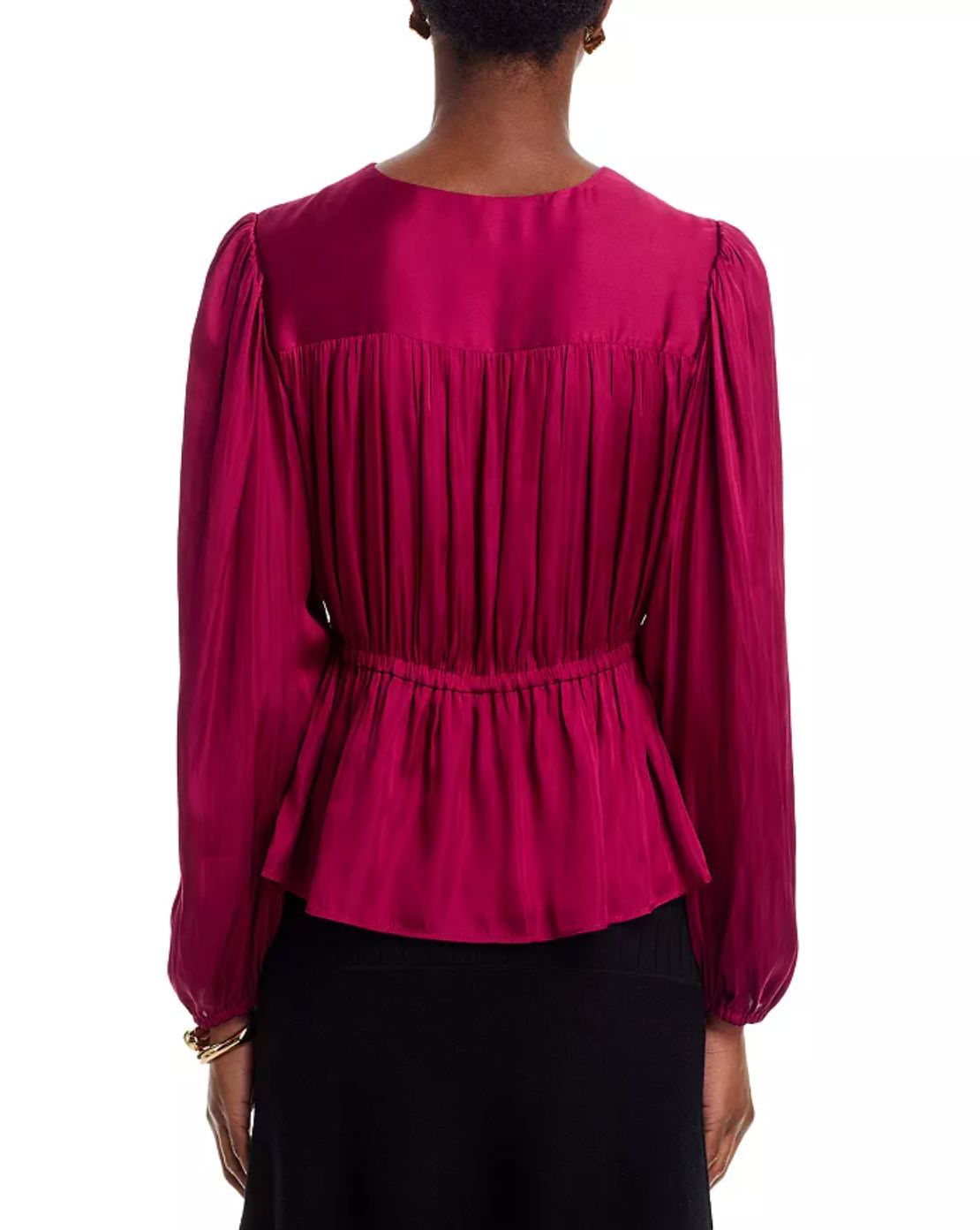 Derek Lam Esmeralda Satin Blouse