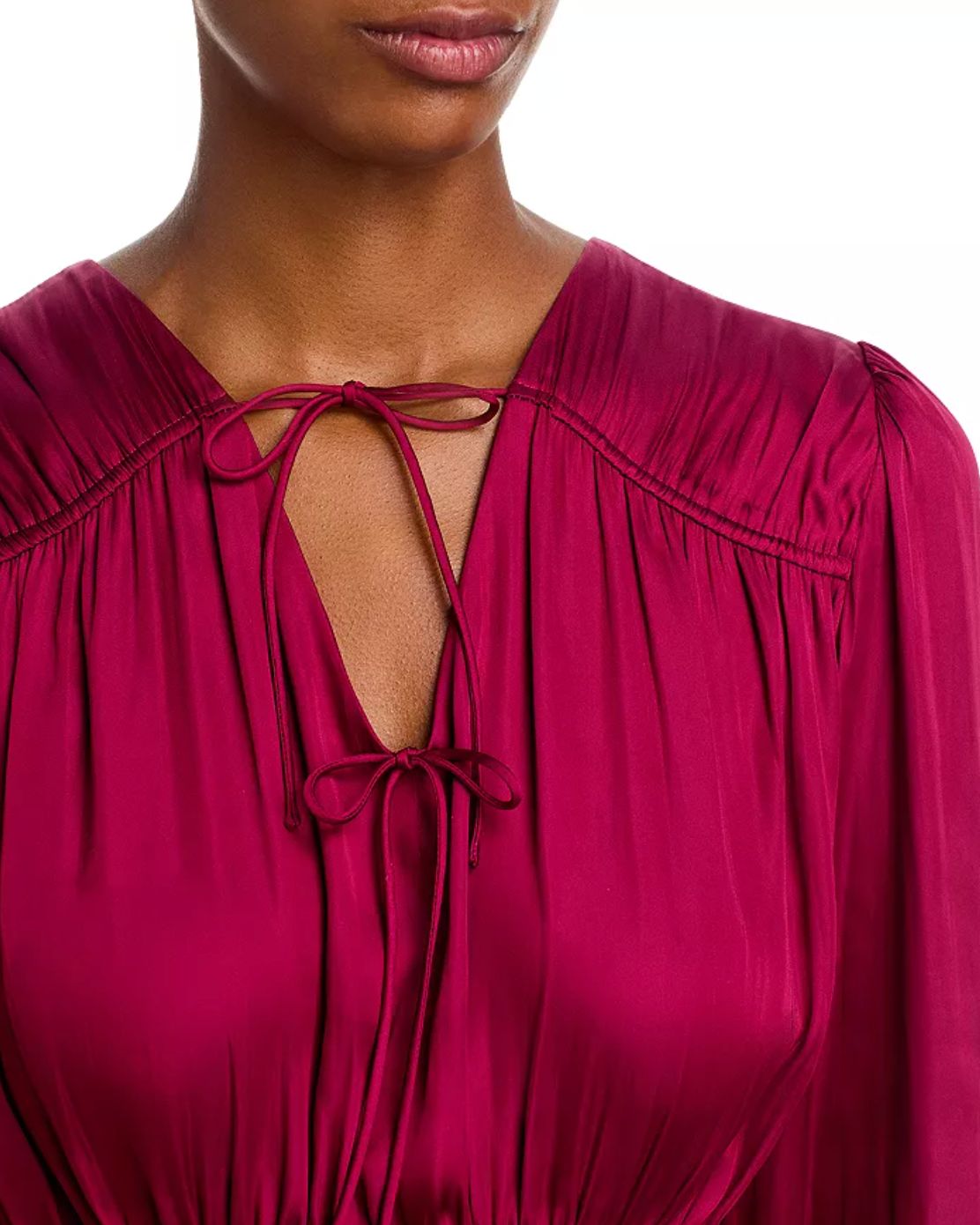 Derek Lam Esmeralda Satin Blouse