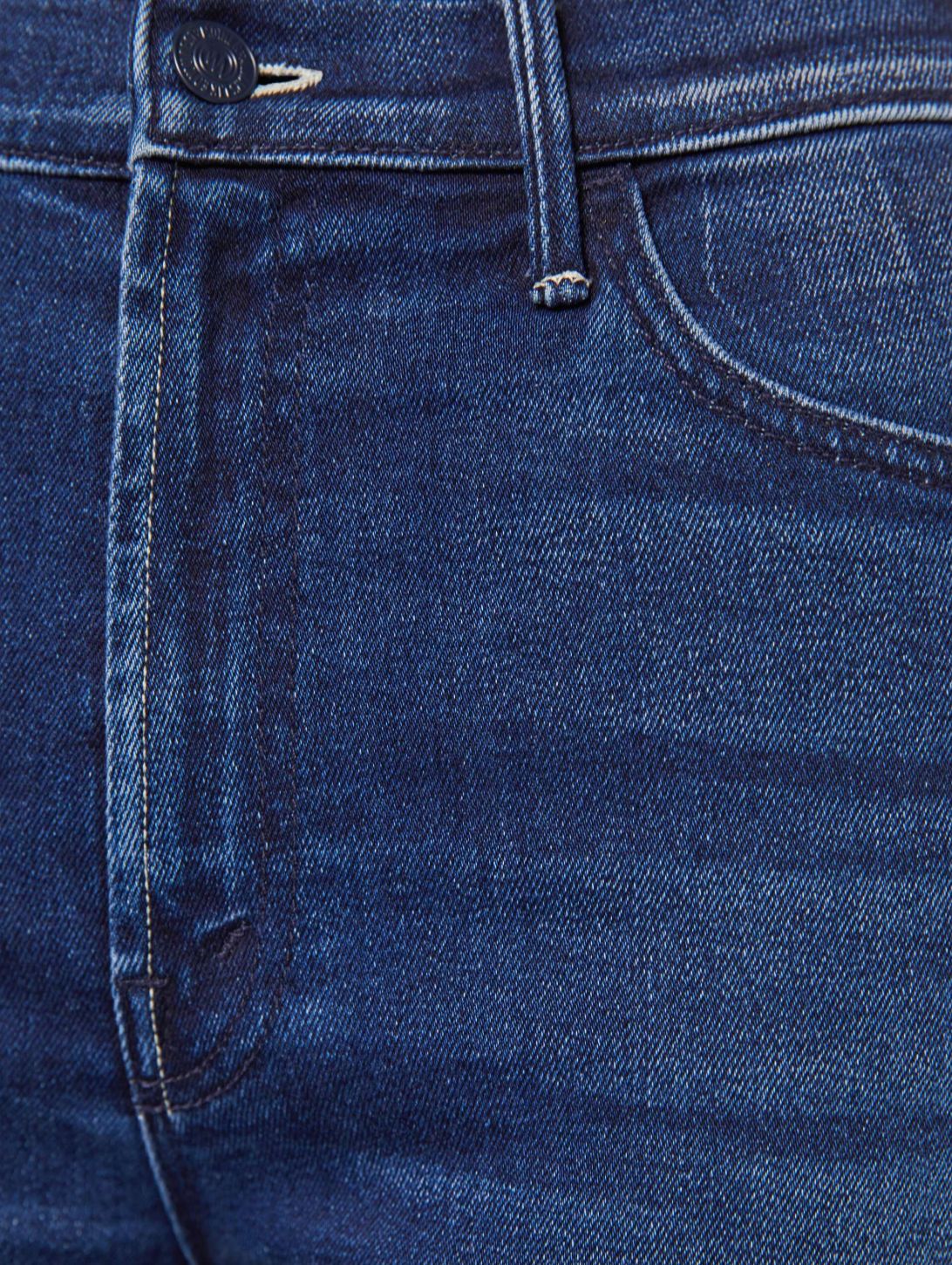 Mother The Hustler Roller Sneak Jean in Homecoming High Wash