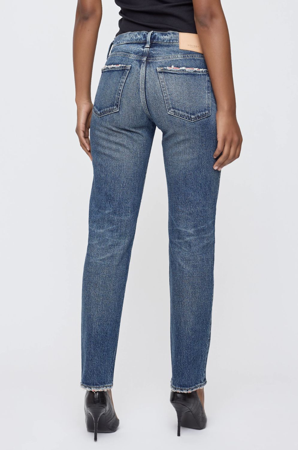 Moussy Ensley Slim Straight Jean
