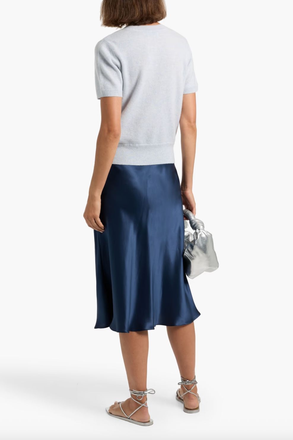 Naadam Short Sleeve Cashmere Pullover.