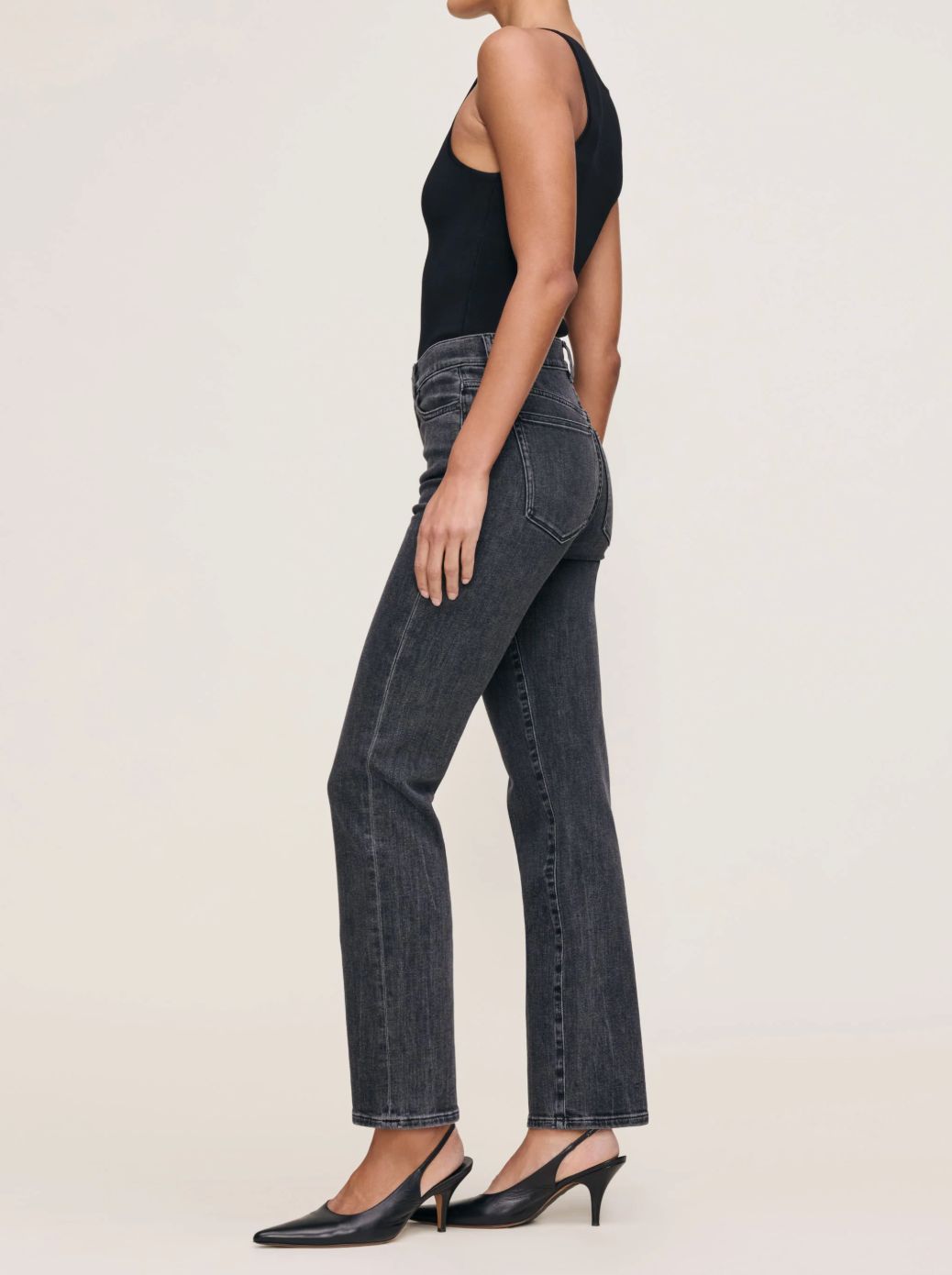 DL1961 Halle Straight Jean in Nightshade