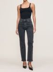DL1961 Halle Straight Jean in Nightshade, Color: Nightshade, Size: 24
