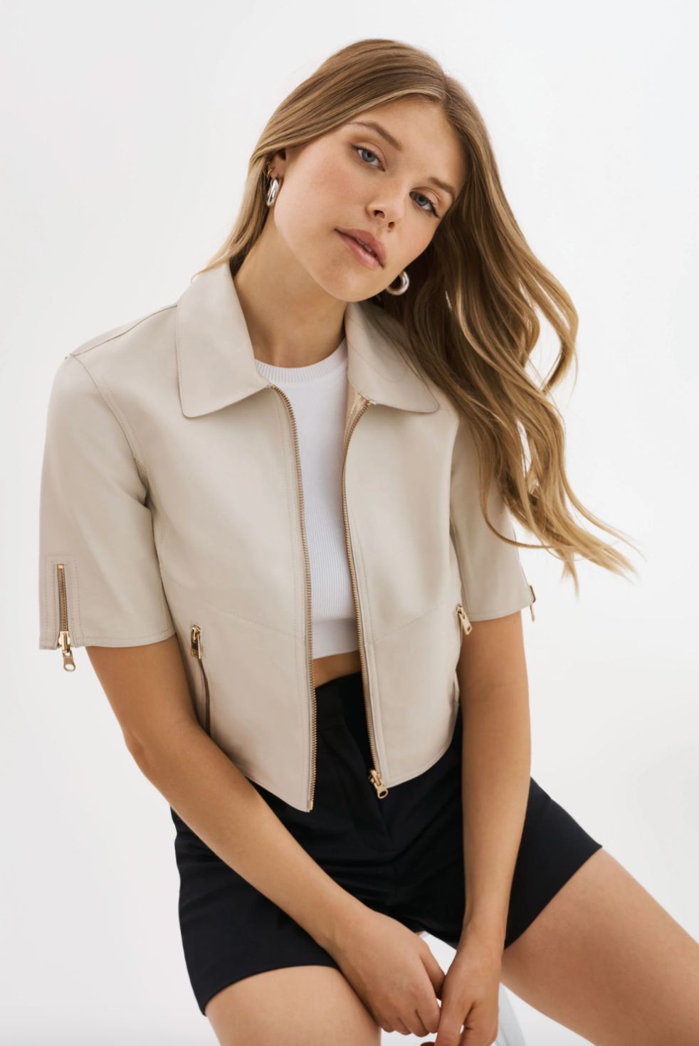 Lamarque Sevana Leather Reversible Jacket