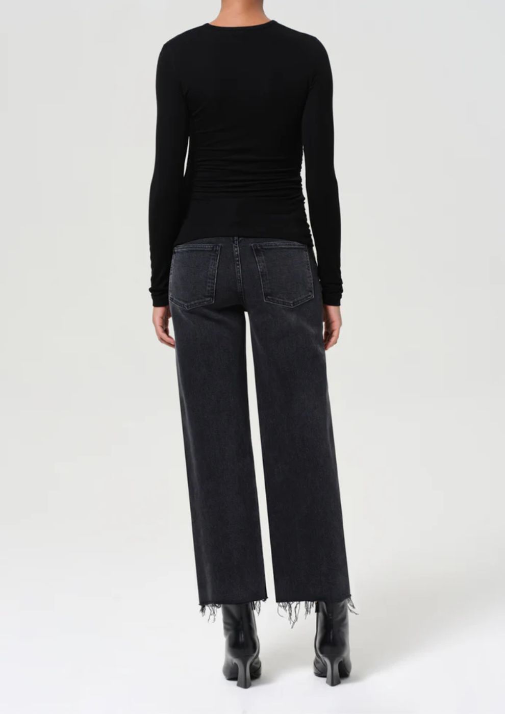AGolde Harper Crop Jean in Radius