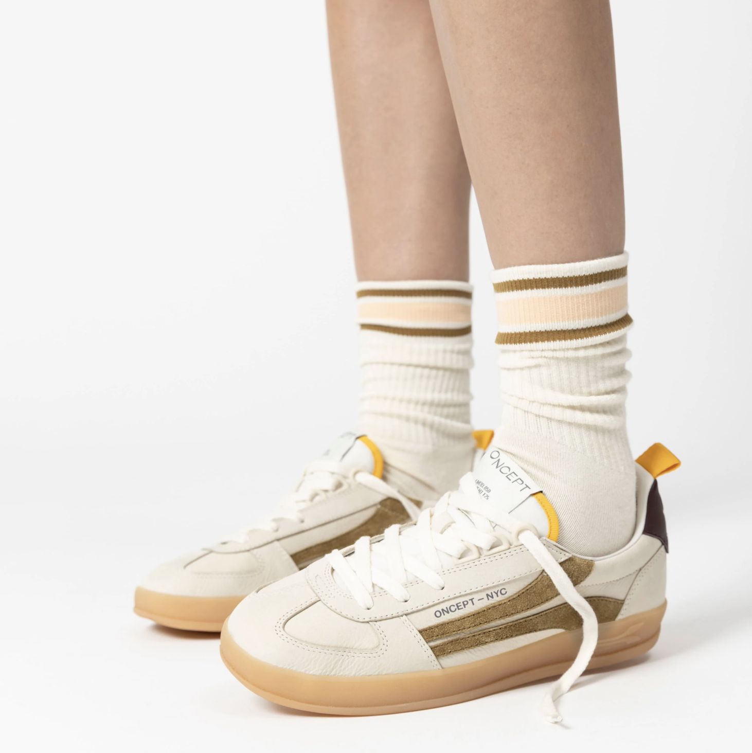 Oncept Fez Sneaker in Ivory
