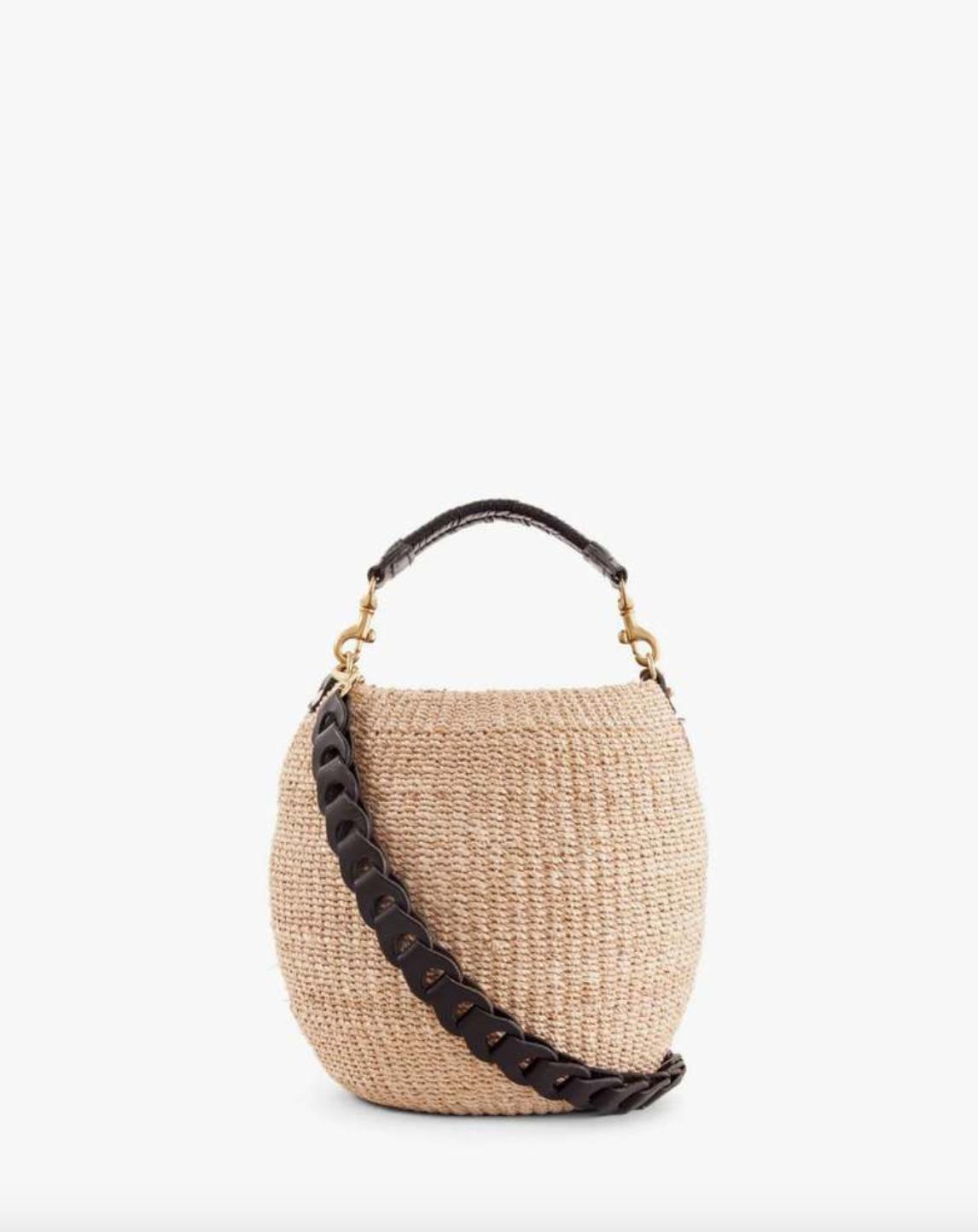 Clare V Crossbody Black Links Strap
