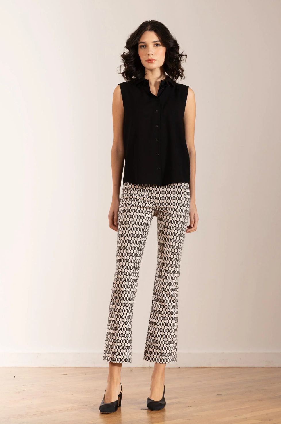 Avenue Montaigne Leo Deco Print Pant