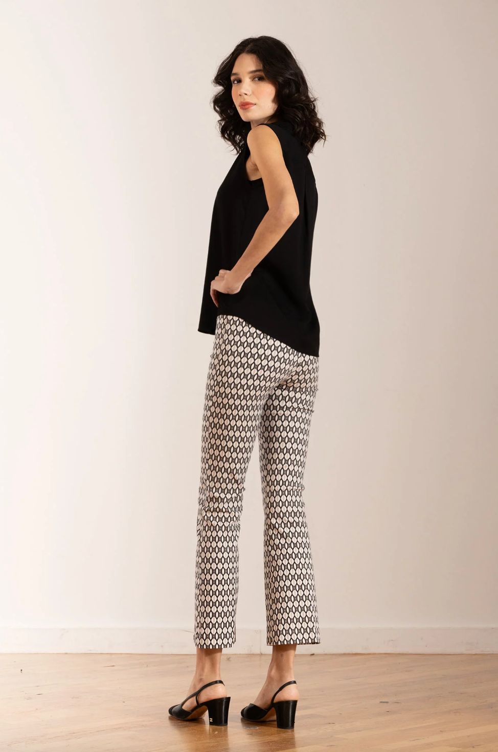 Avenue Montaigne Leo Deco Print Pant