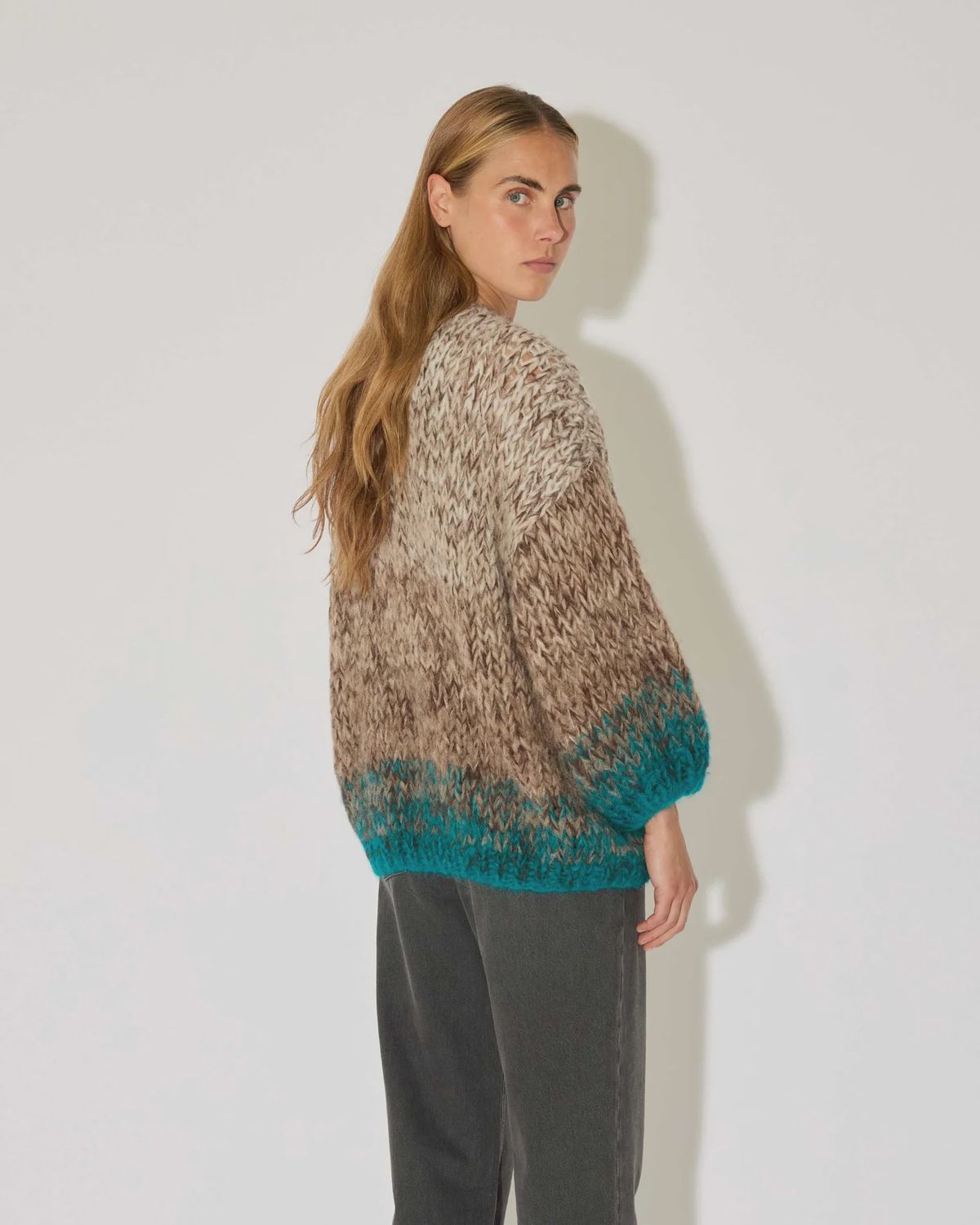 Maiami Fleecy Alpaca Ombre Cardigan