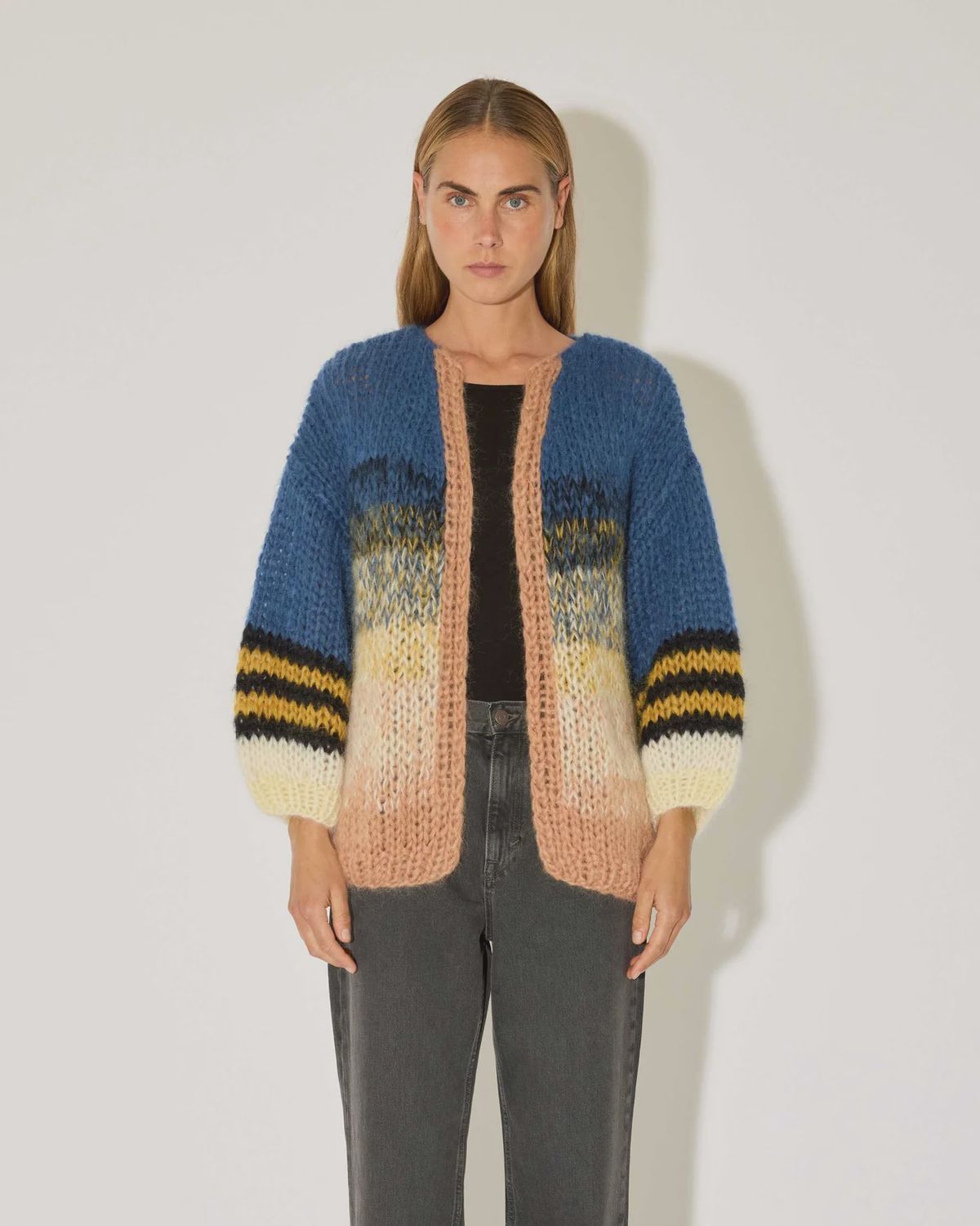 Maiami Mohair Gradient Big Cardigan