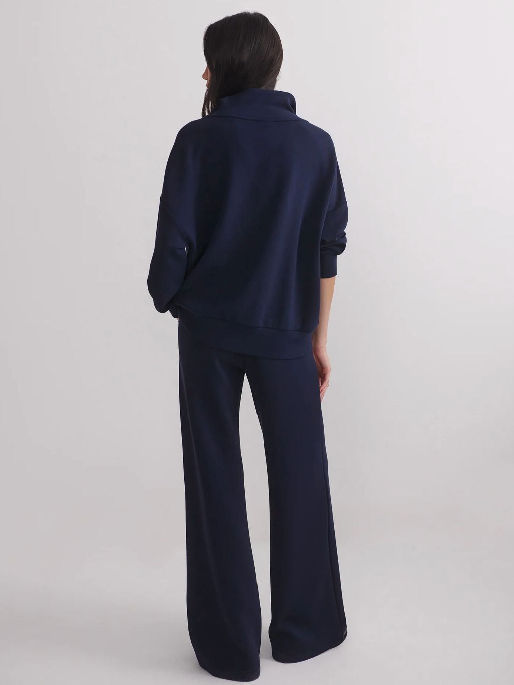 Varley Hawley Half Zip in Navy