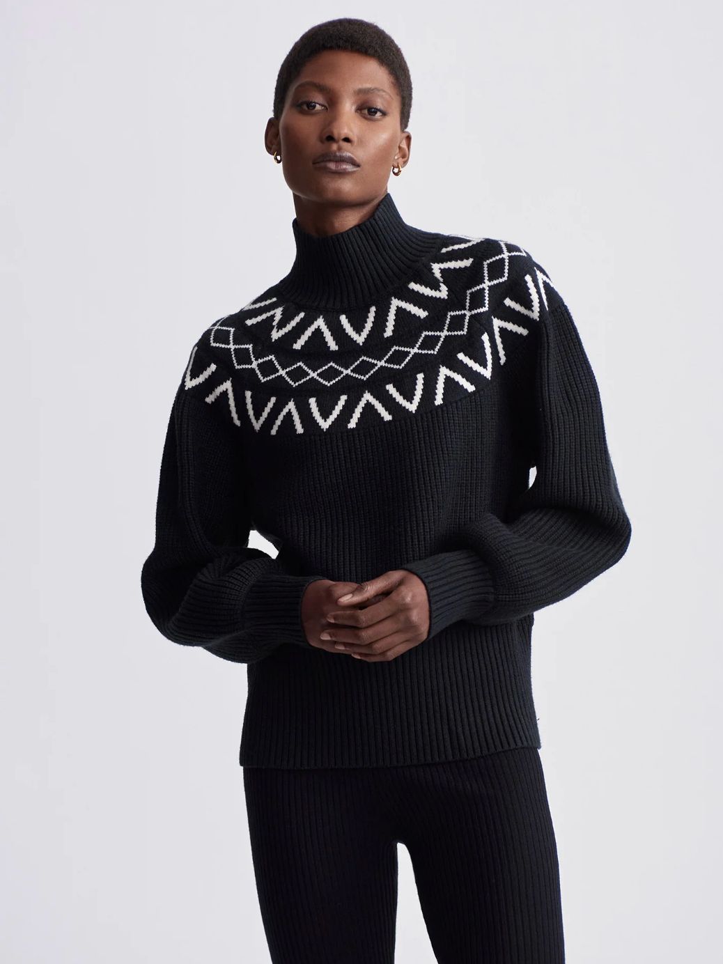 Varley Marcie Fairisle Yolk Sweater