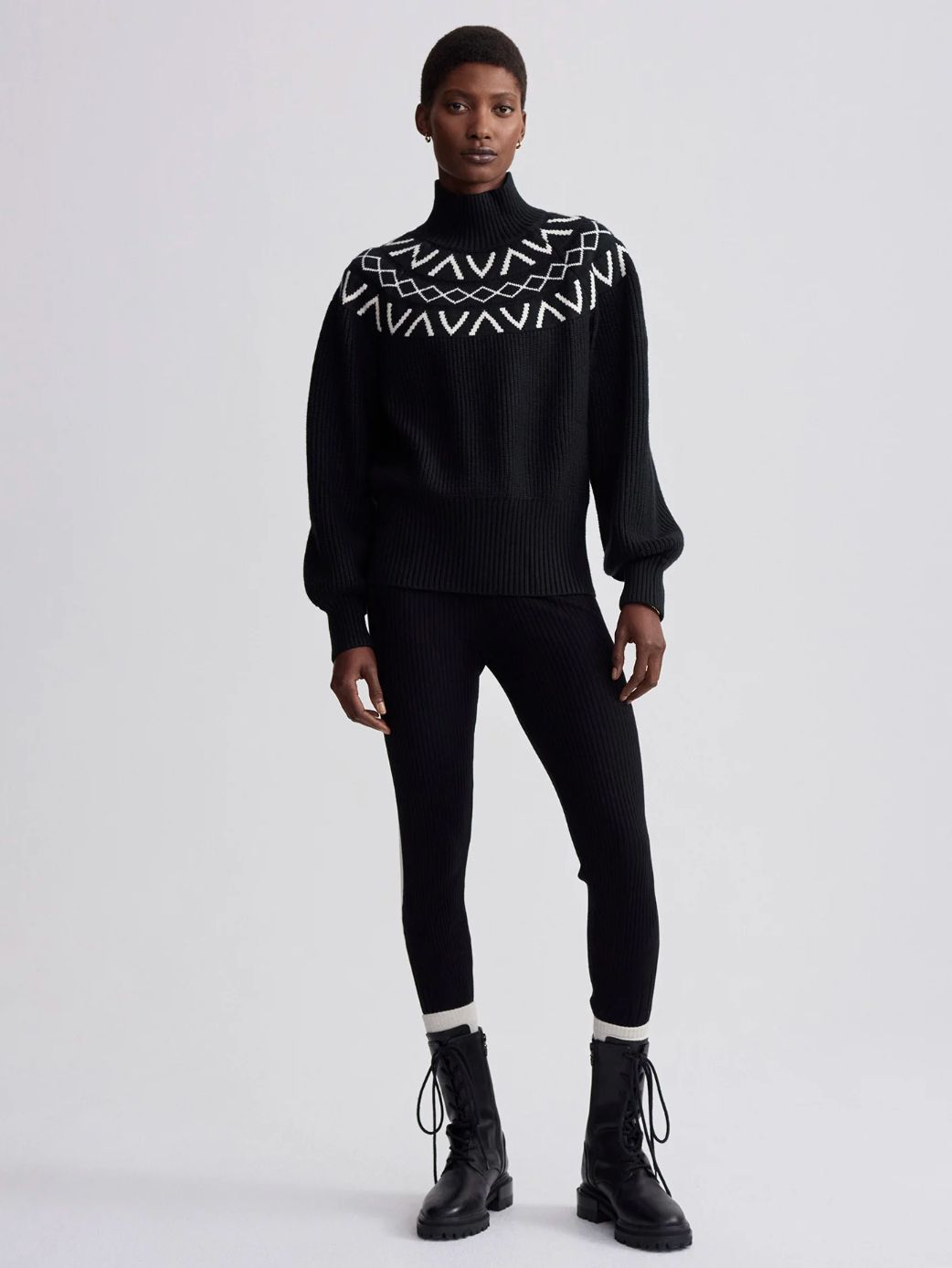 Varley Marcie Fairisle Yolk Sweater