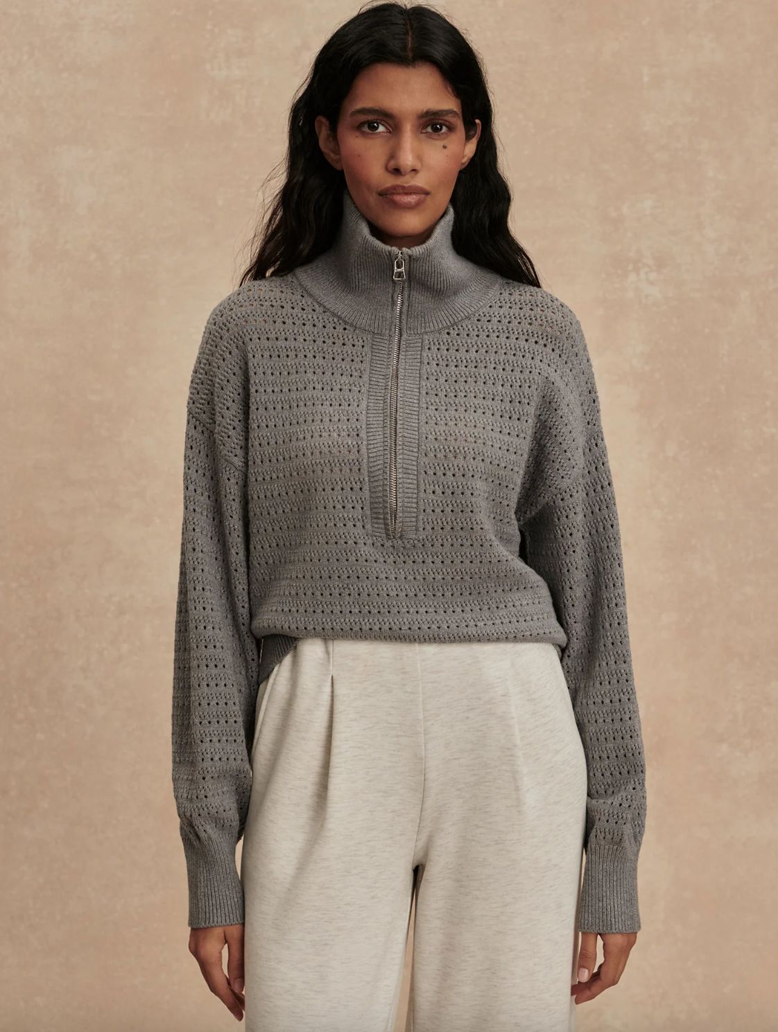 Varley Darla Half Zip Sweater