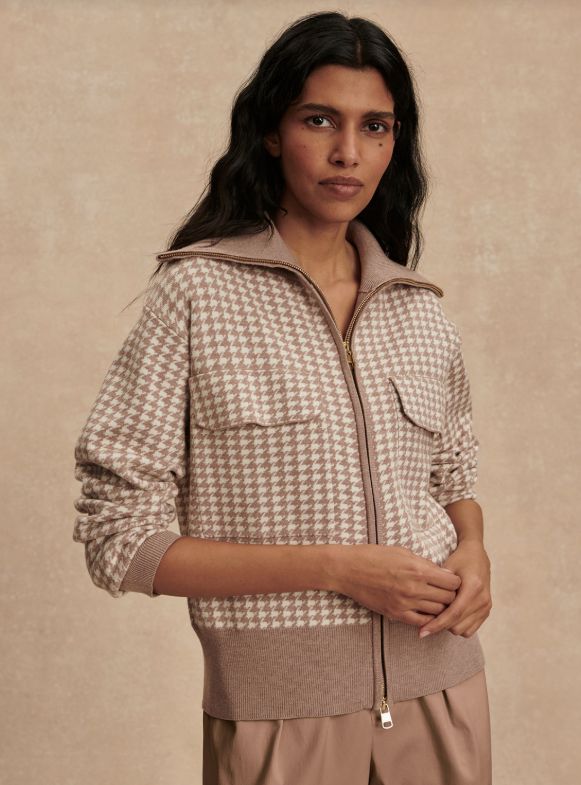 Varley Ablett Jacquard Knit Jacket