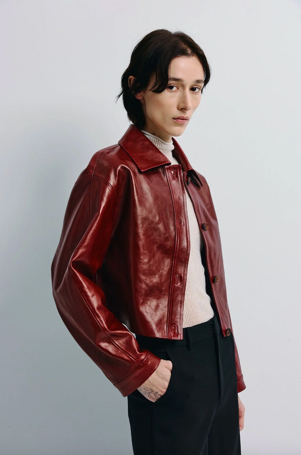 Rue Sophie Tonni Leather Jacket