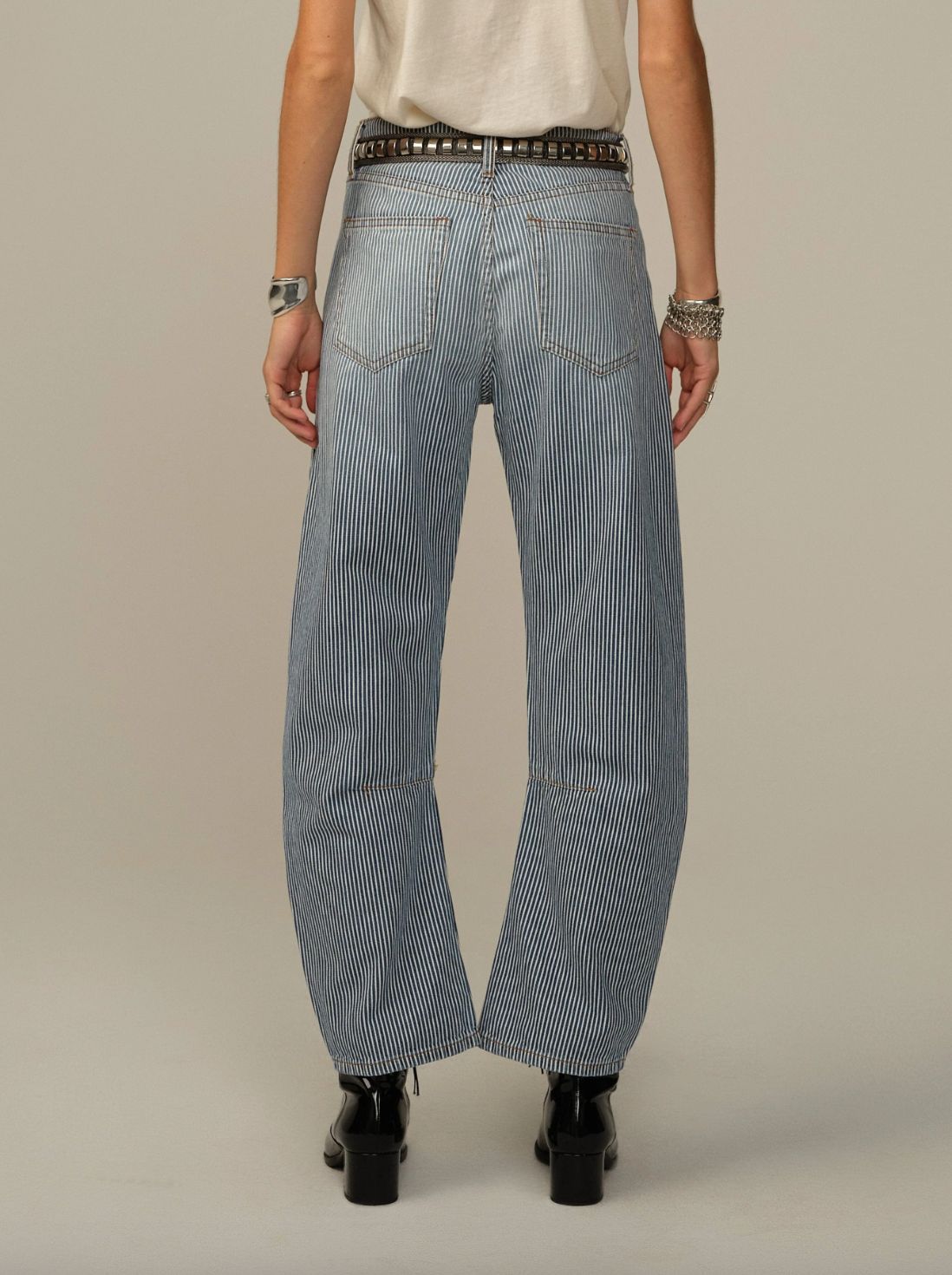 Road To Nowhere Pilon Railroad Stripe Jean