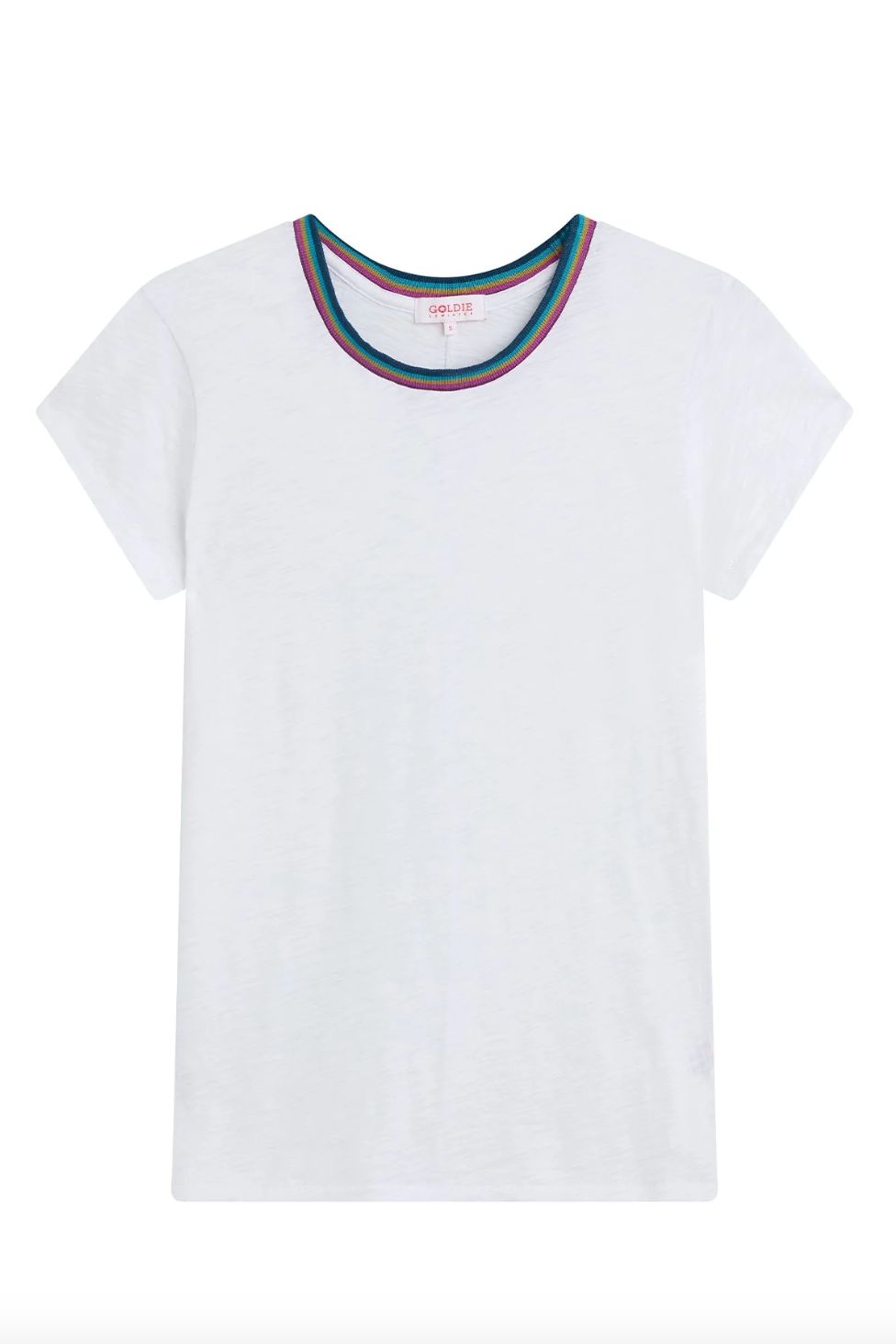 Goldie Summer Rainbow Ringer Tee
