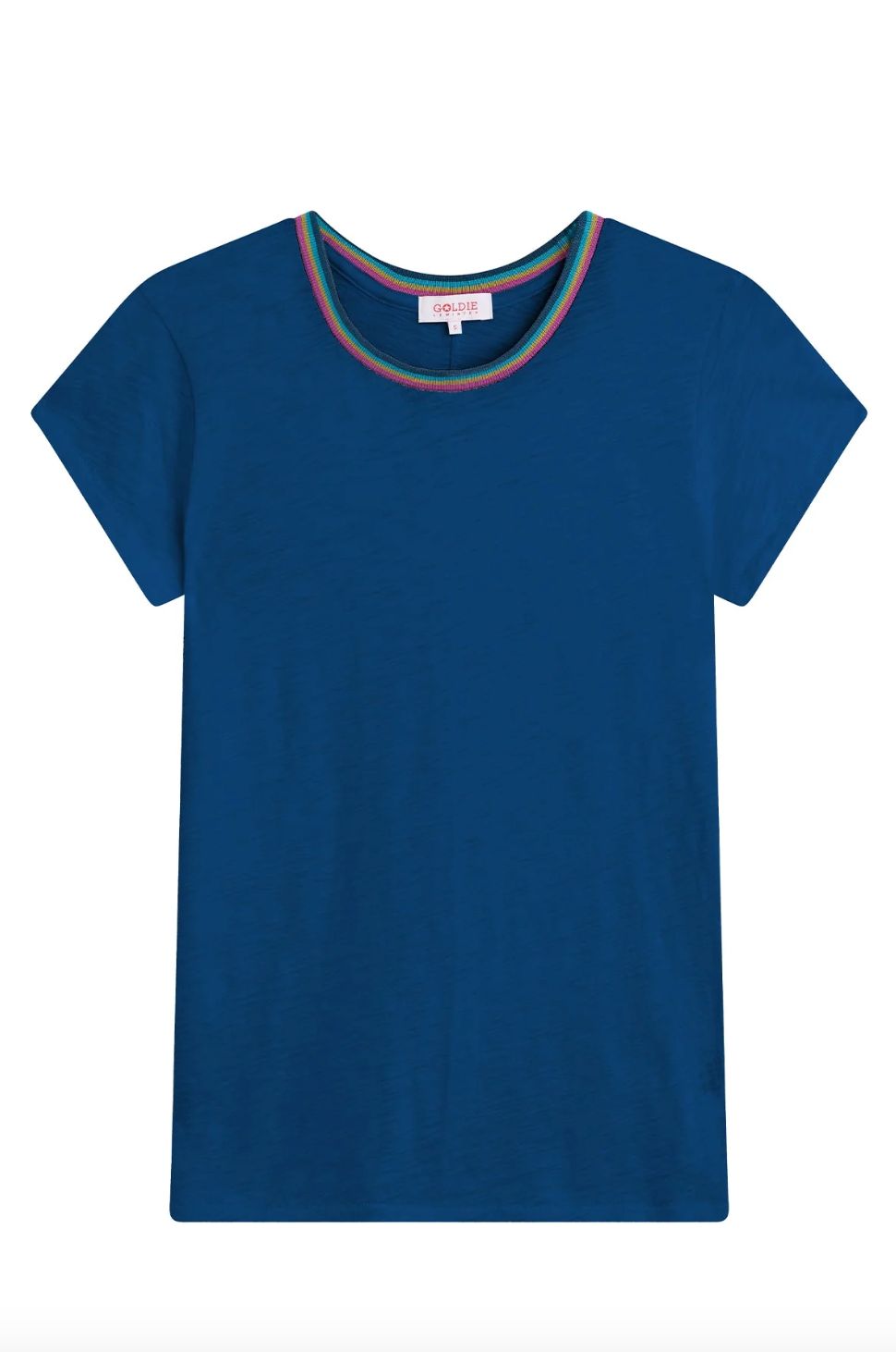Goldie Summer Rainbow Ringer Tee