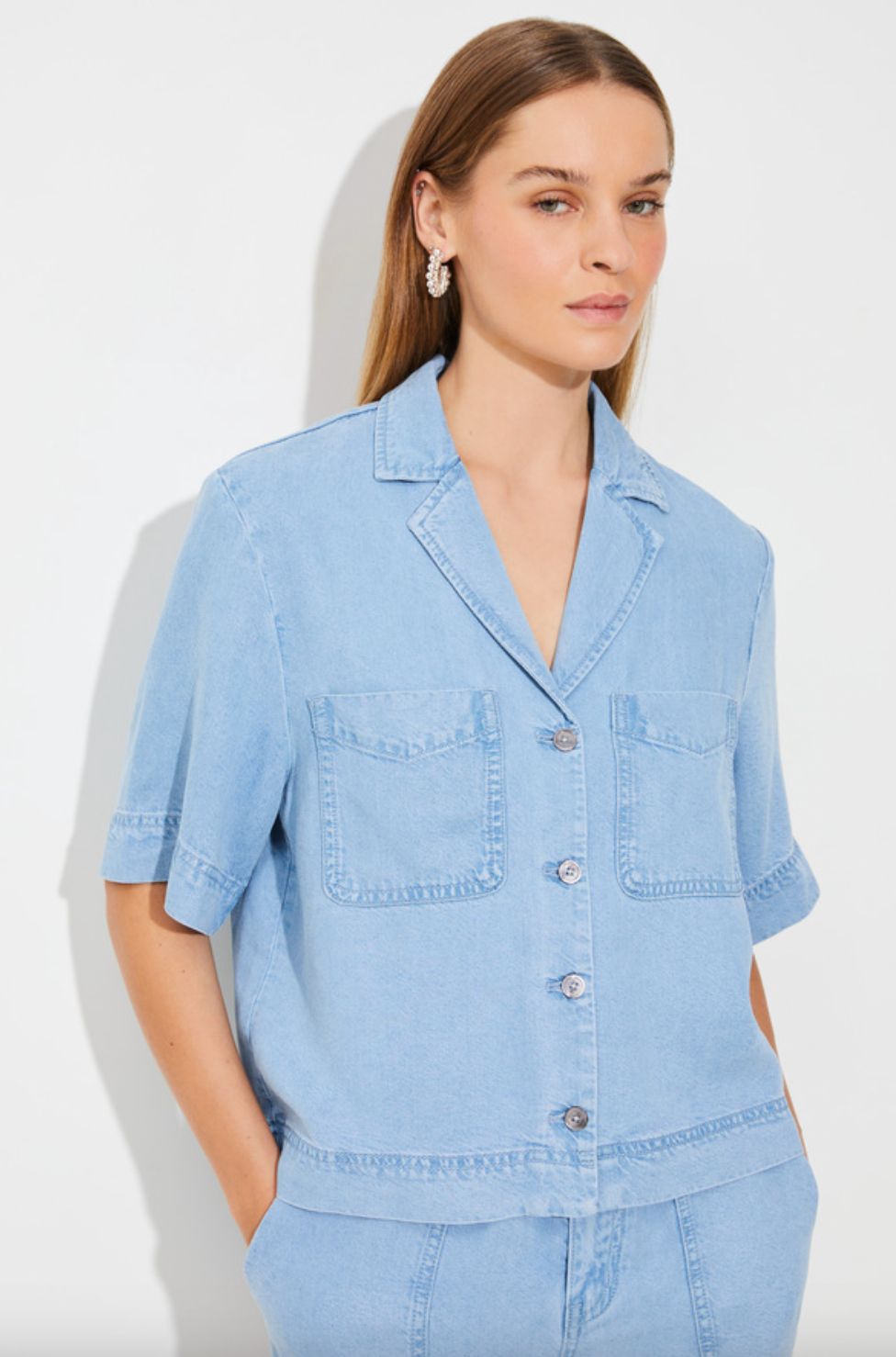Suncoo Laban Denim Shirt