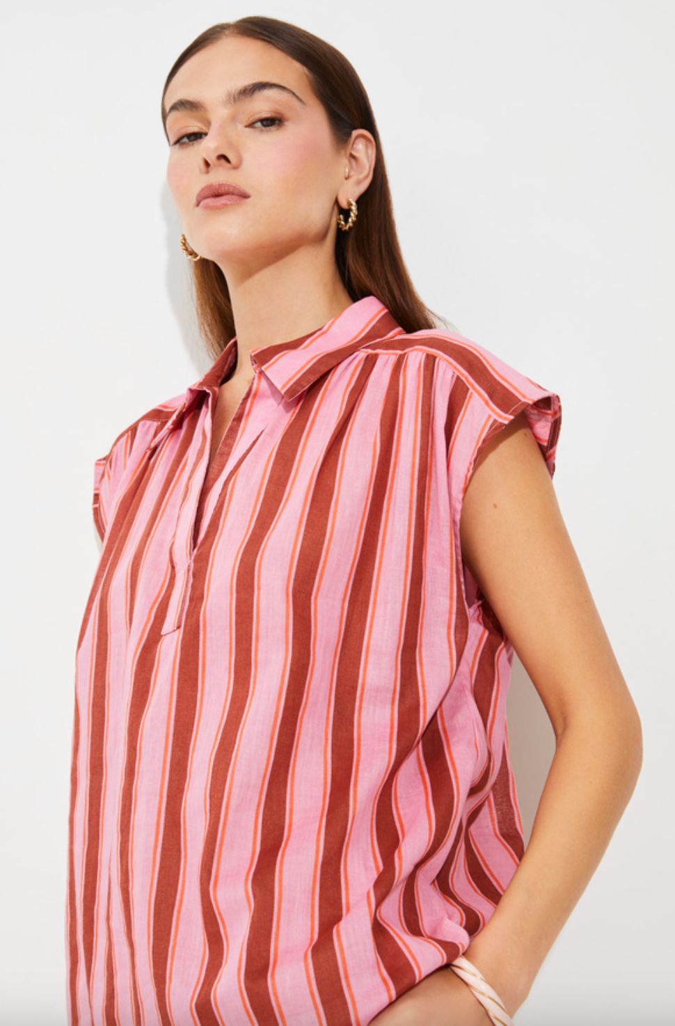 Suncoo Lima Striped Blouse