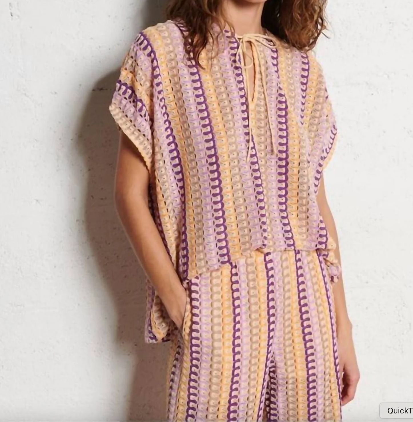 Suncoo Latoya Crochet Sweater