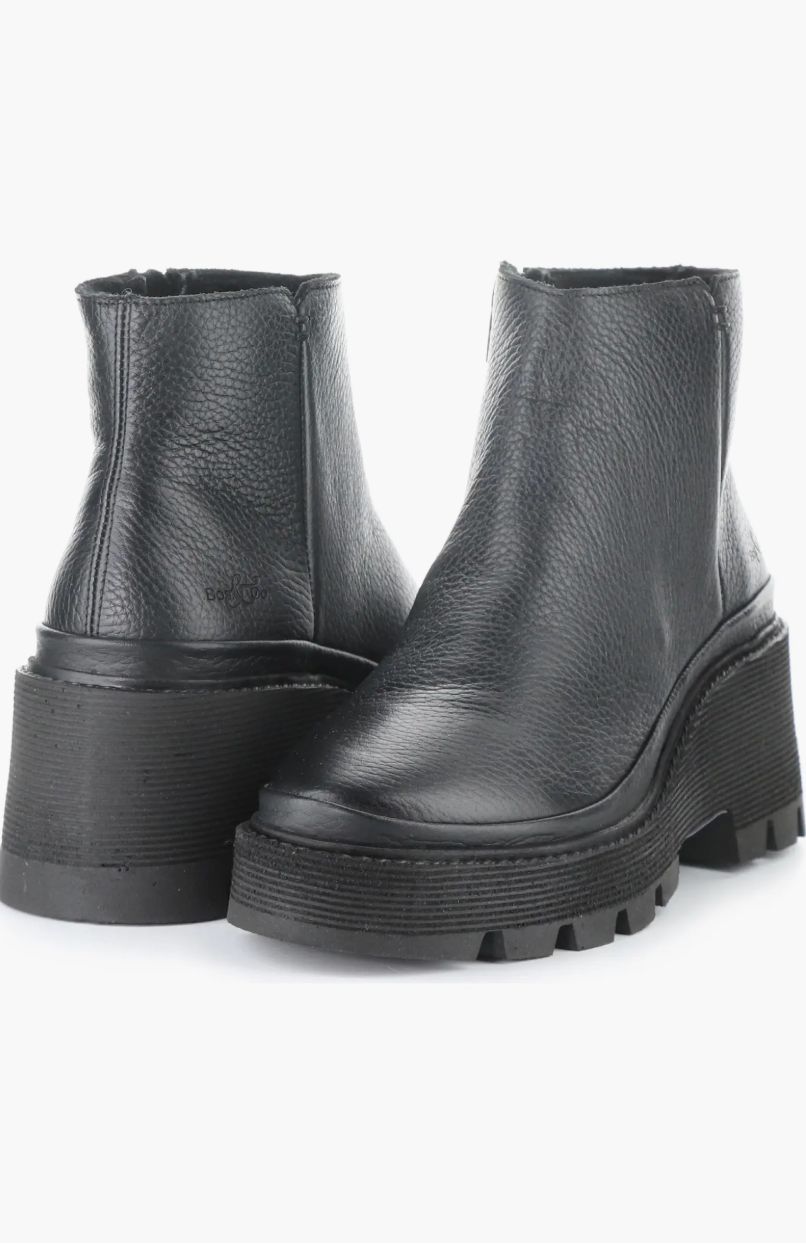 Bos &amp; Co Gais Boot in Black