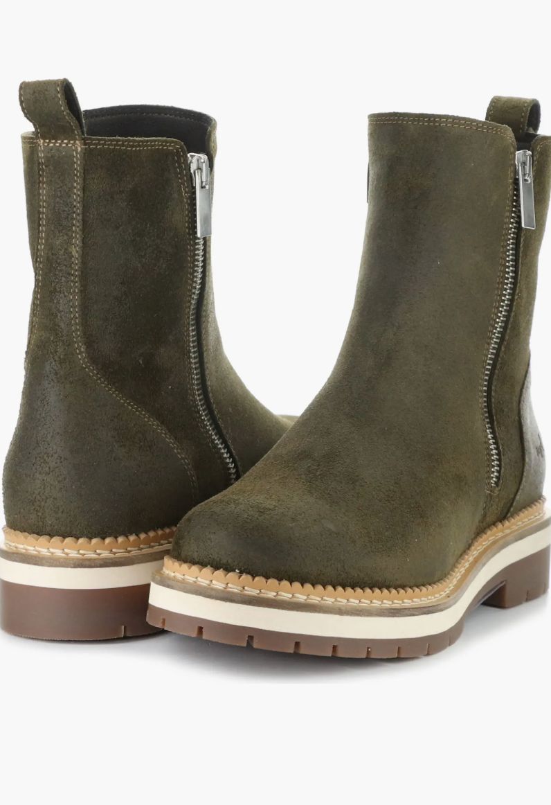 Bos &amp; Co Among Suede Boot in Olive