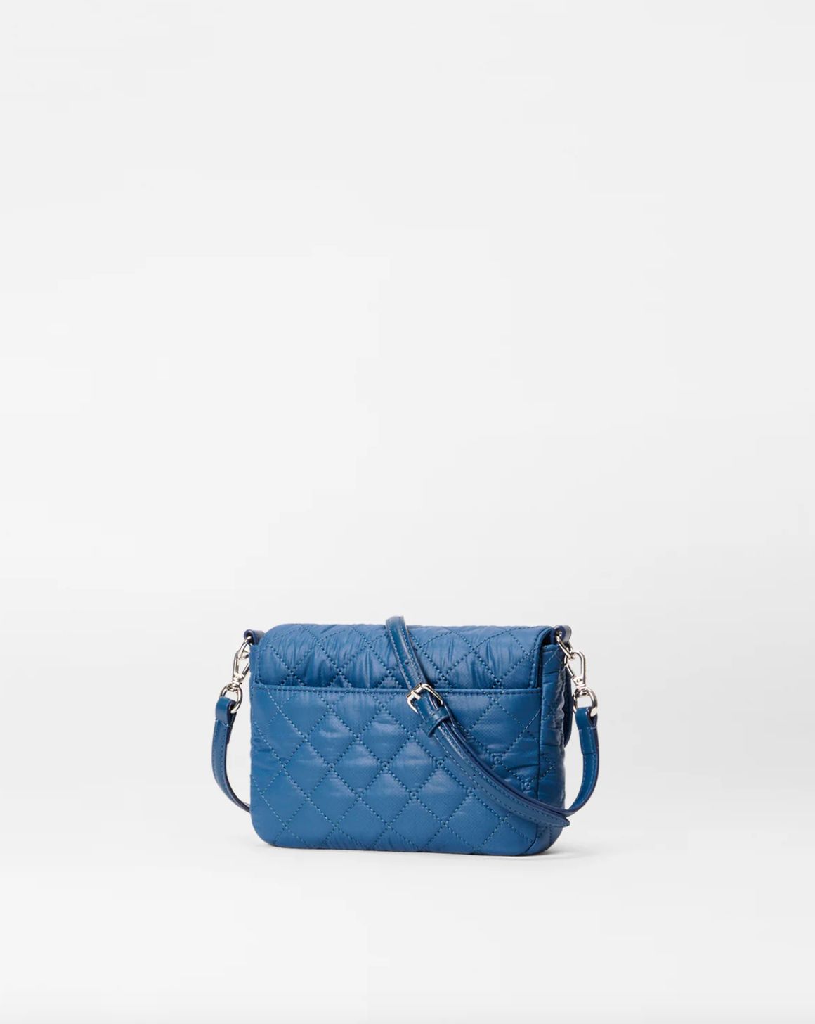 MZ Wallace Small Crosby Lock Crossbody in French Blue