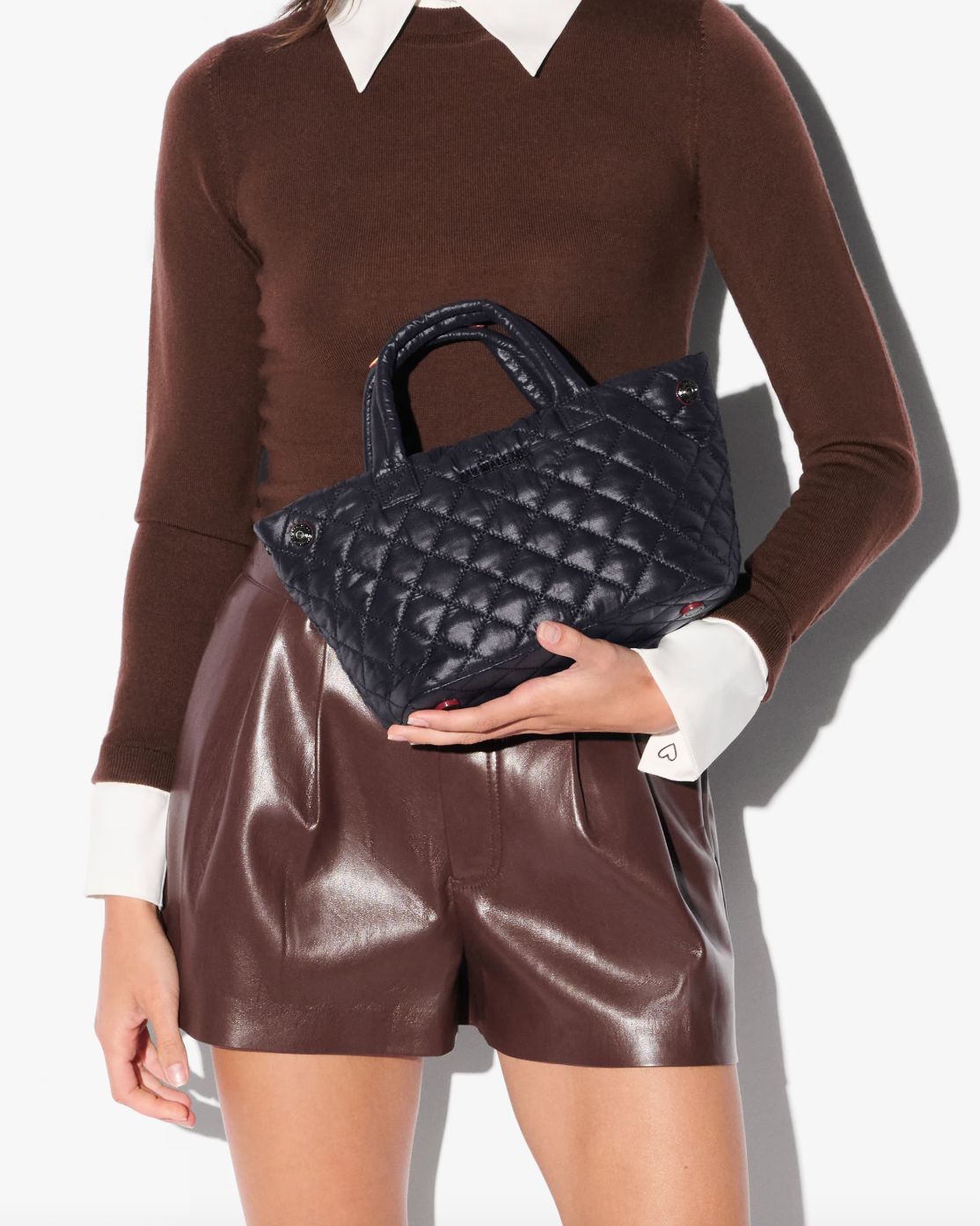 MZ Wallace Mini City Tote in Black