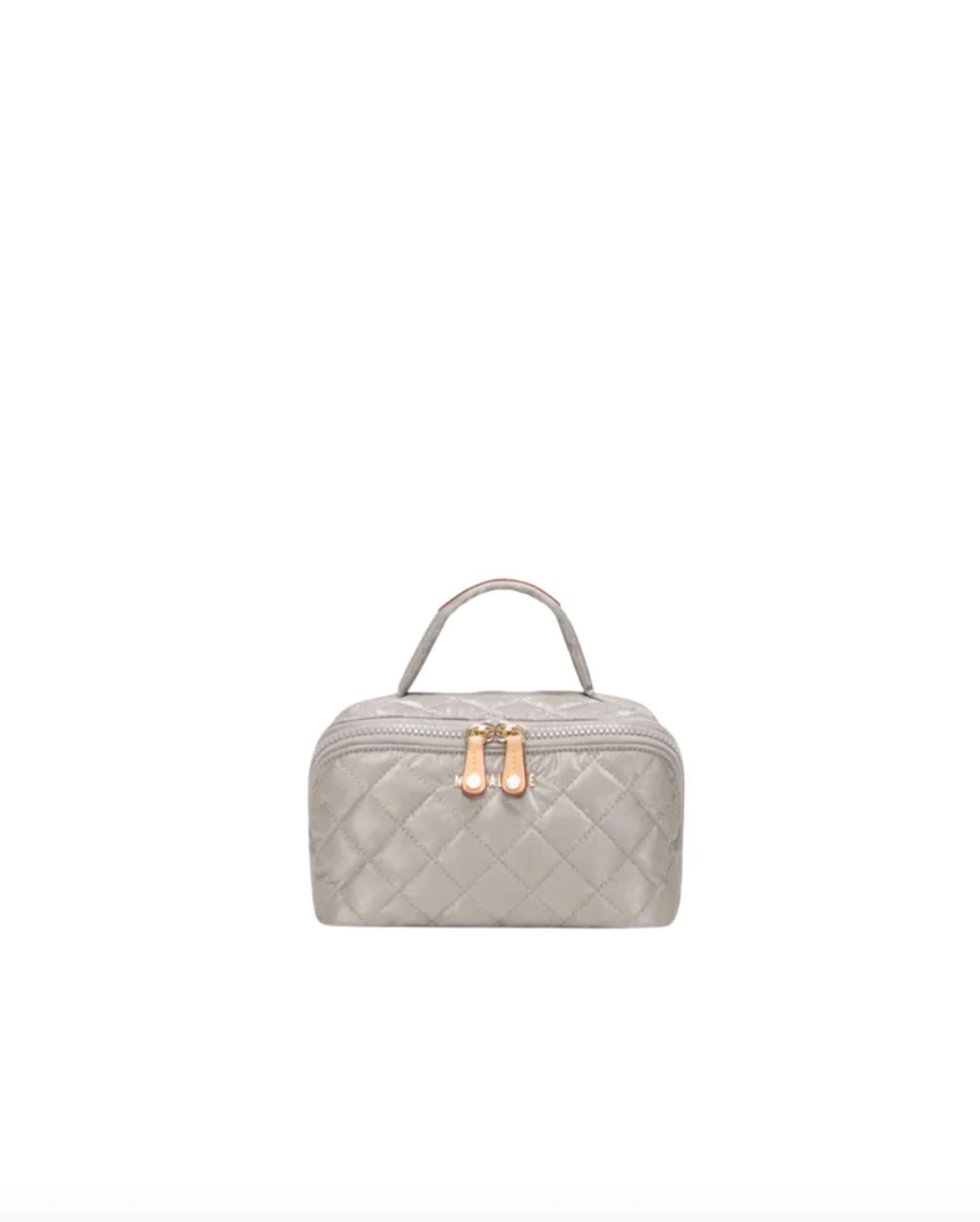 MZ Wallace Metro Accordion Cosmetic Bag in Sable Pearl Metallic