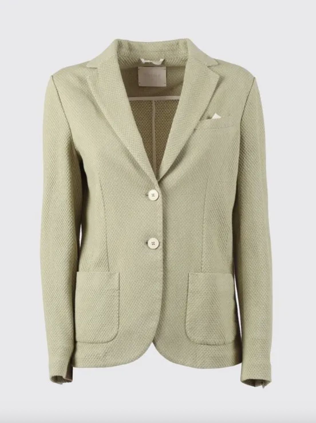 Circolo Cotton Honeycomb Blazer