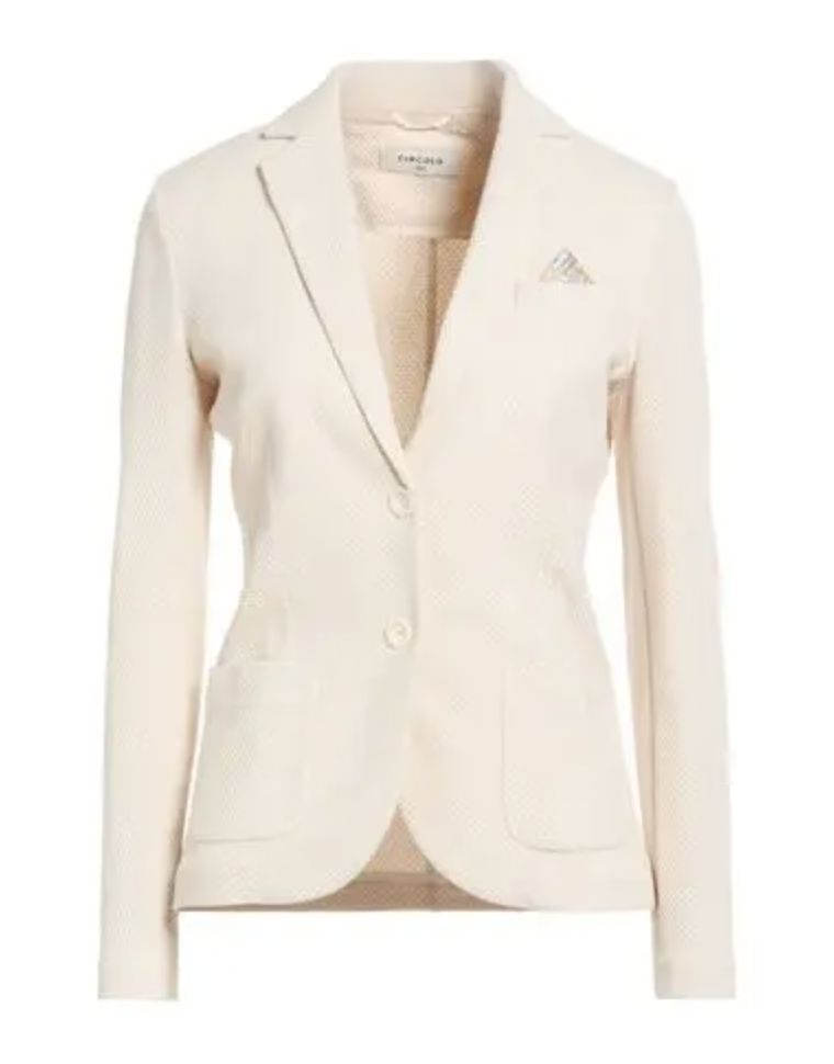 Circolo Cotton Honeycomb Blazer