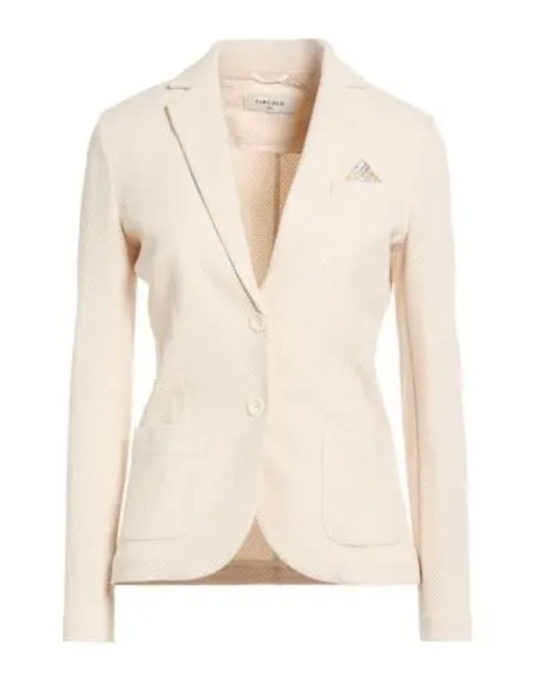 Circolo Cotton Honeycomb Blazer