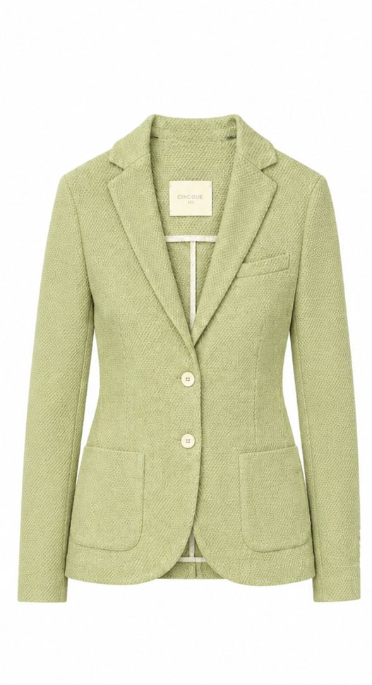 Circolo Cotton Honeycomb Blazer