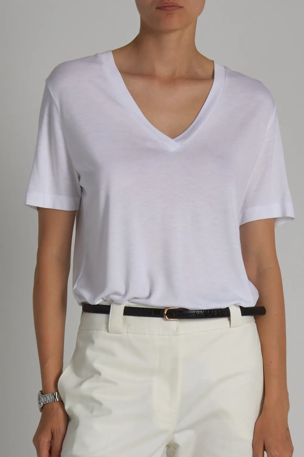 Saint Art Beck V-Neck Jersey Tee