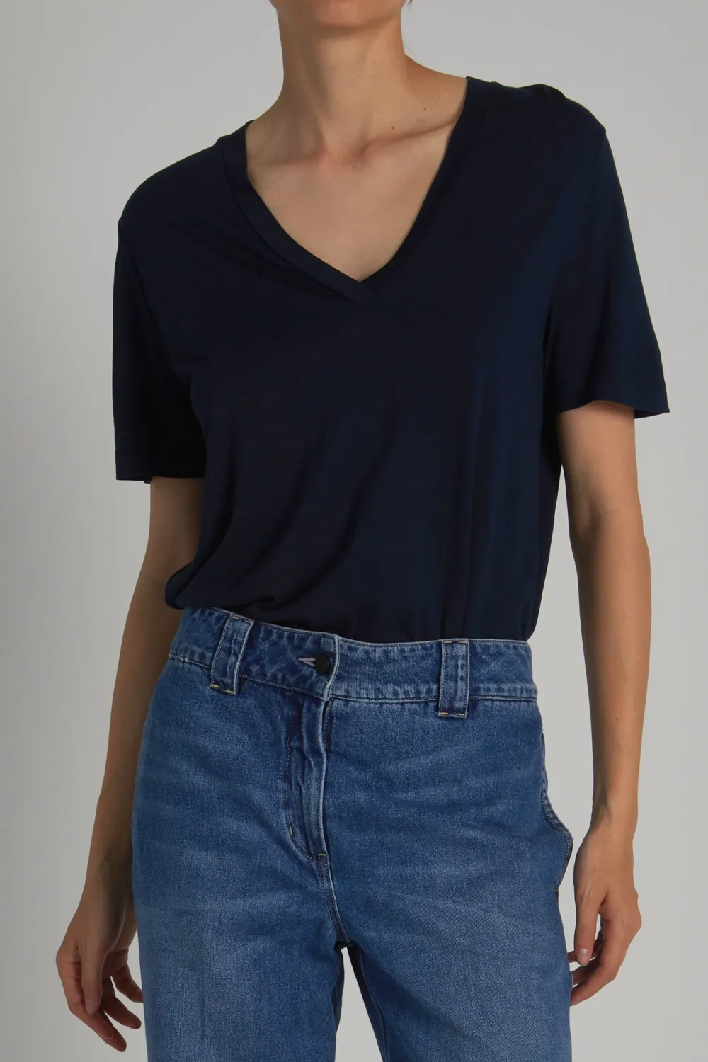 Saint Art Beck V-Neck Jersey Tee